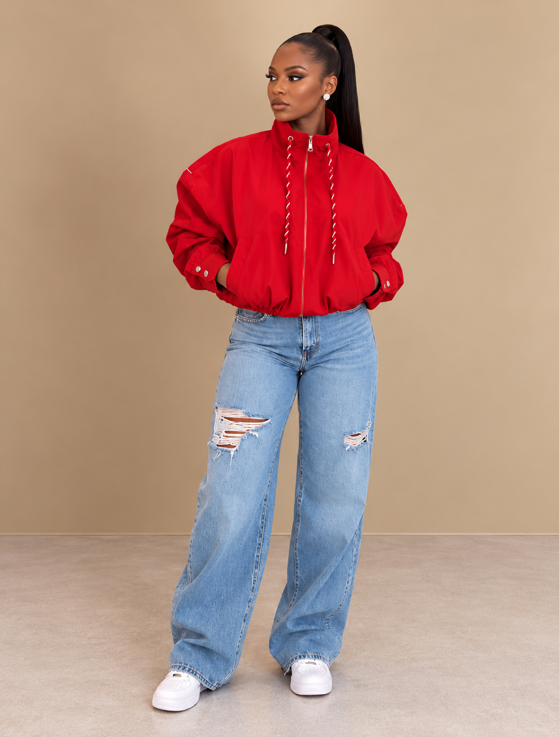 blusao acolchoado impermeável casual