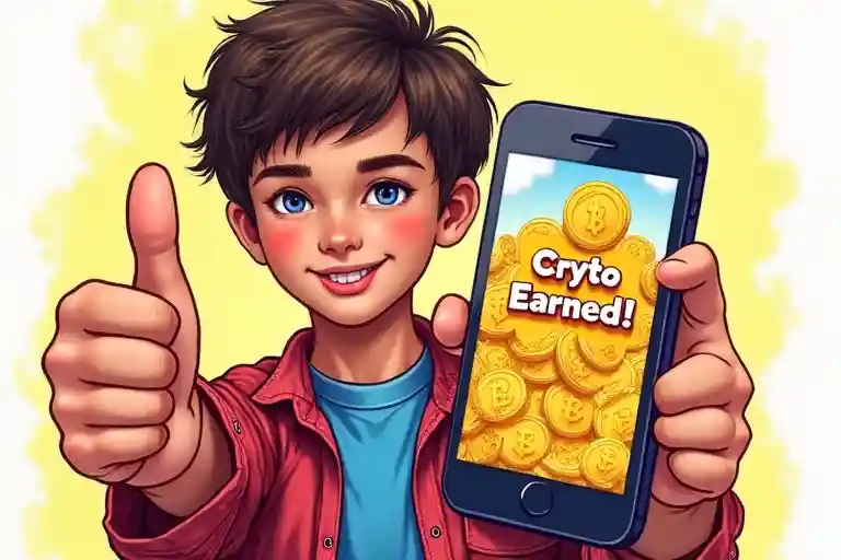 Earn crypto and unlock the digital treasure chest! This guide shows teens like you easy, legit ways to get started with crypto (safely!) right now. No cap!